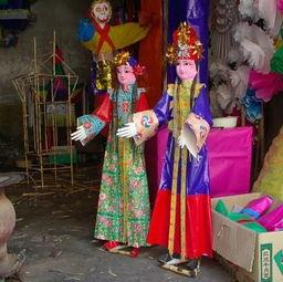 扎纸人图片,传统技艺与现代创意的完美融合